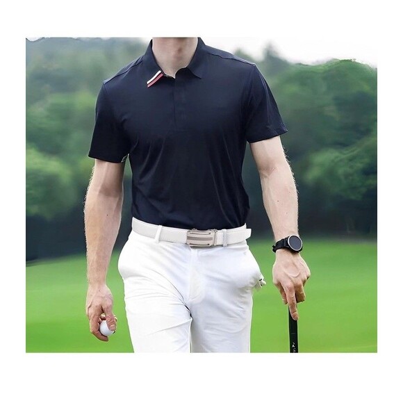 COPY - Mens White Ratchet Belt Belts For Men Adjustable Automatic Buckle 40” To… - Picture 5 of 8